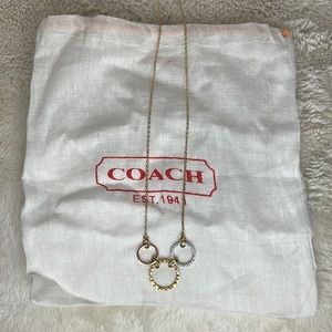 Coach Mixed Metal Necklace
